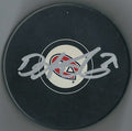 Autographed DAVID SCHLEMKO Montreal Canadiens Hockey Puck