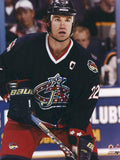 Autographed LUKE RICHARDSON  Blue Jackets Photo