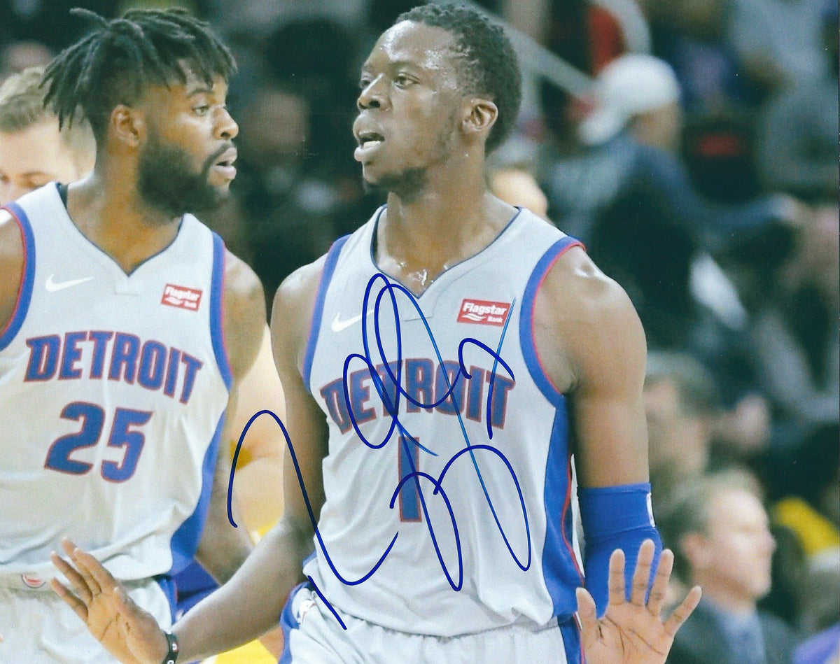 Autographed REGGIE JACKSON  8X10 Detroit Pistons Photo