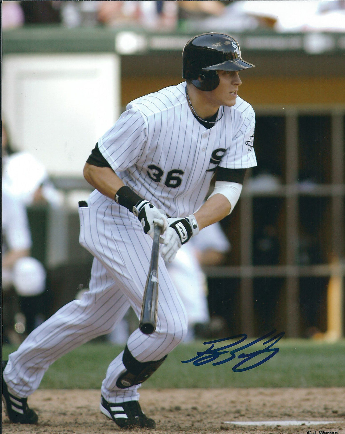 AUTOGRAPHED RYAN SWEENEY  8X10 Chicago White Sox Photo