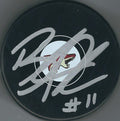 Autographed BRENDAN PERLINI Arizona Coyotes Hockey Puck