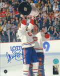 Autographed GILBERT DIONNE 8X10 Montreal Canadiens Photo