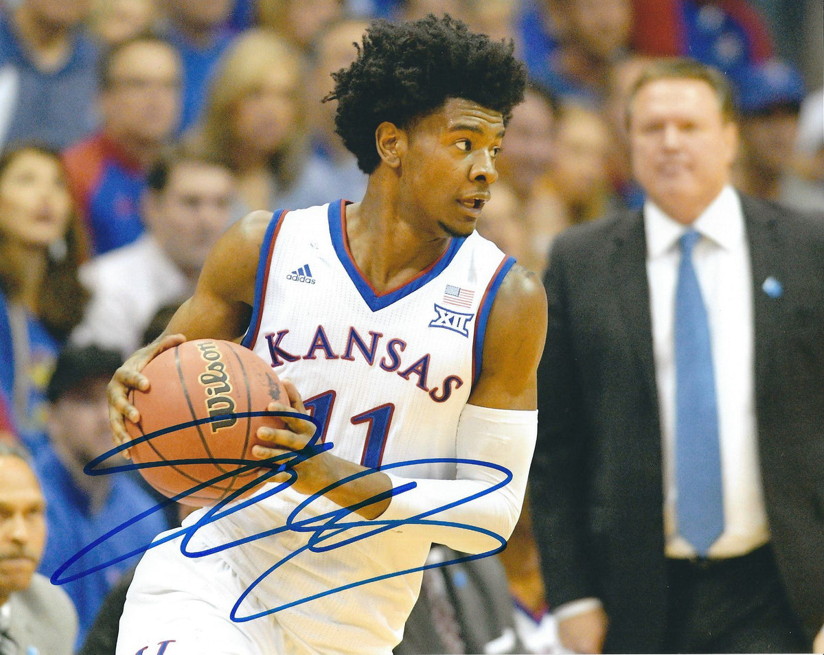 Autographed JOSH JACKSON Kansas Jayhawks 8x10 Photo