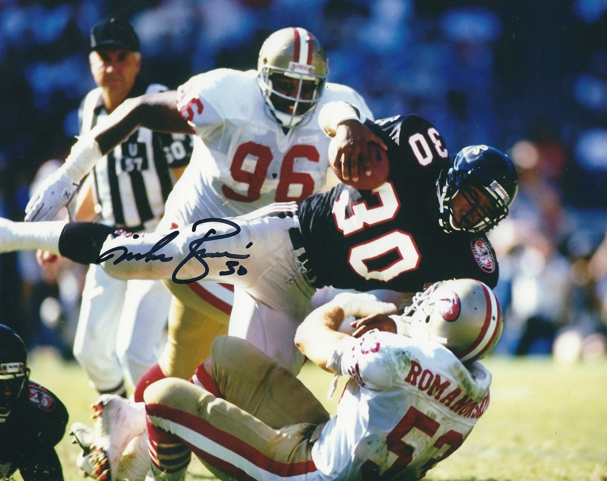 Autographed MIKE ROZIER 8x10 Atlanta Falcons photo