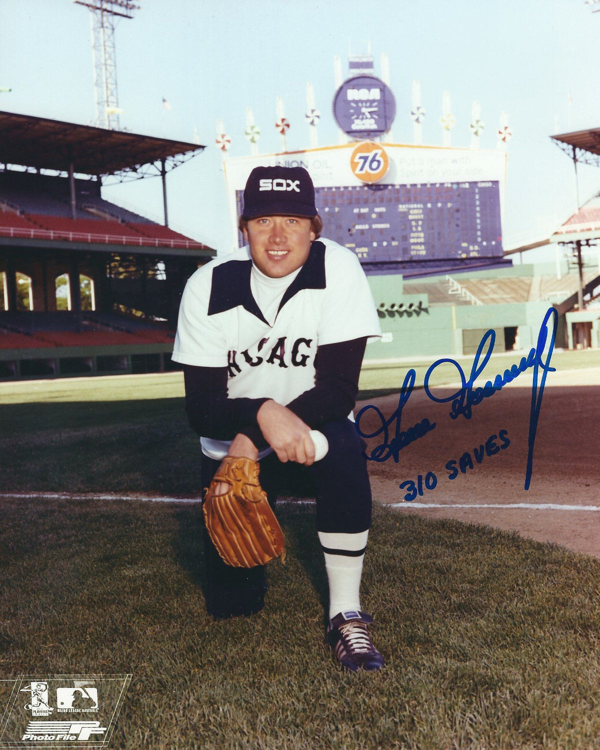 Autographed GOOSE GOSSAGE 8X10 Chicago White Sox Photo