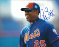 Autographed RICKY BONES 8X10 New York Mets photo