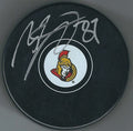 Autographed MIKKEL BOEDKER Ottawa Senators Hockey Puck