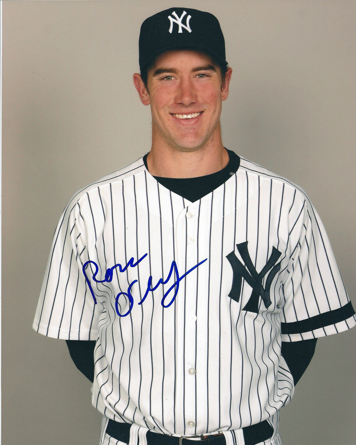 AUTOGRAPHED ROSS OHLENDORF photo  New York Yankees