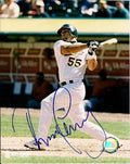 AUTOGRAPHED  photo RAMON HERNANDEZ Oakland A's