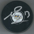 Autographed NICK BONINO Nashville Predators Hockey Puck