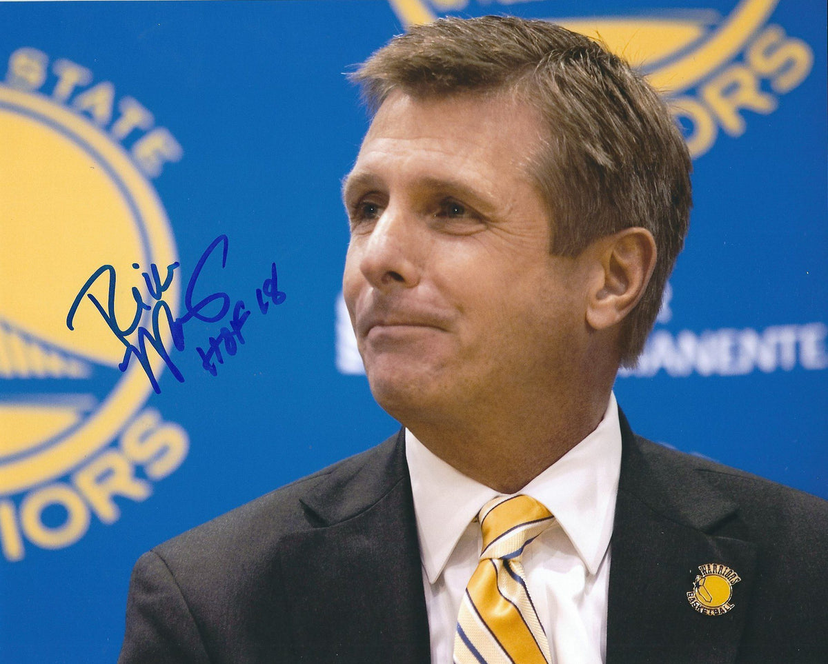 Autographed RICK WELTS 8X10 Golden State Warriors  photo