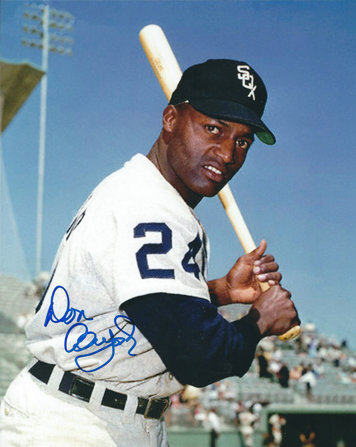AUTOGRAPHED DON BUFORD  8X10 Chicago White Sox Photo