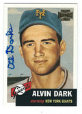 ALVIN DARK Autographed 2002 Topps Archive Card
