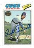 RICK REUSCHEL Autographed 2002 Topps Archive Card