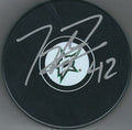 Autographed TAYLOR FEDUN Dallas Stars Hockey Puck