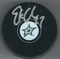 Autographed ERIK CONDRA Dallas Stars Hockey Puck