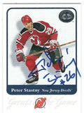 PETER STASTNY Autographed 2001 Fleer Greats of the Game
