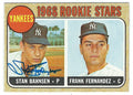 Autographed STAN BAHNSEN New York Yankees 1968 Topps Card