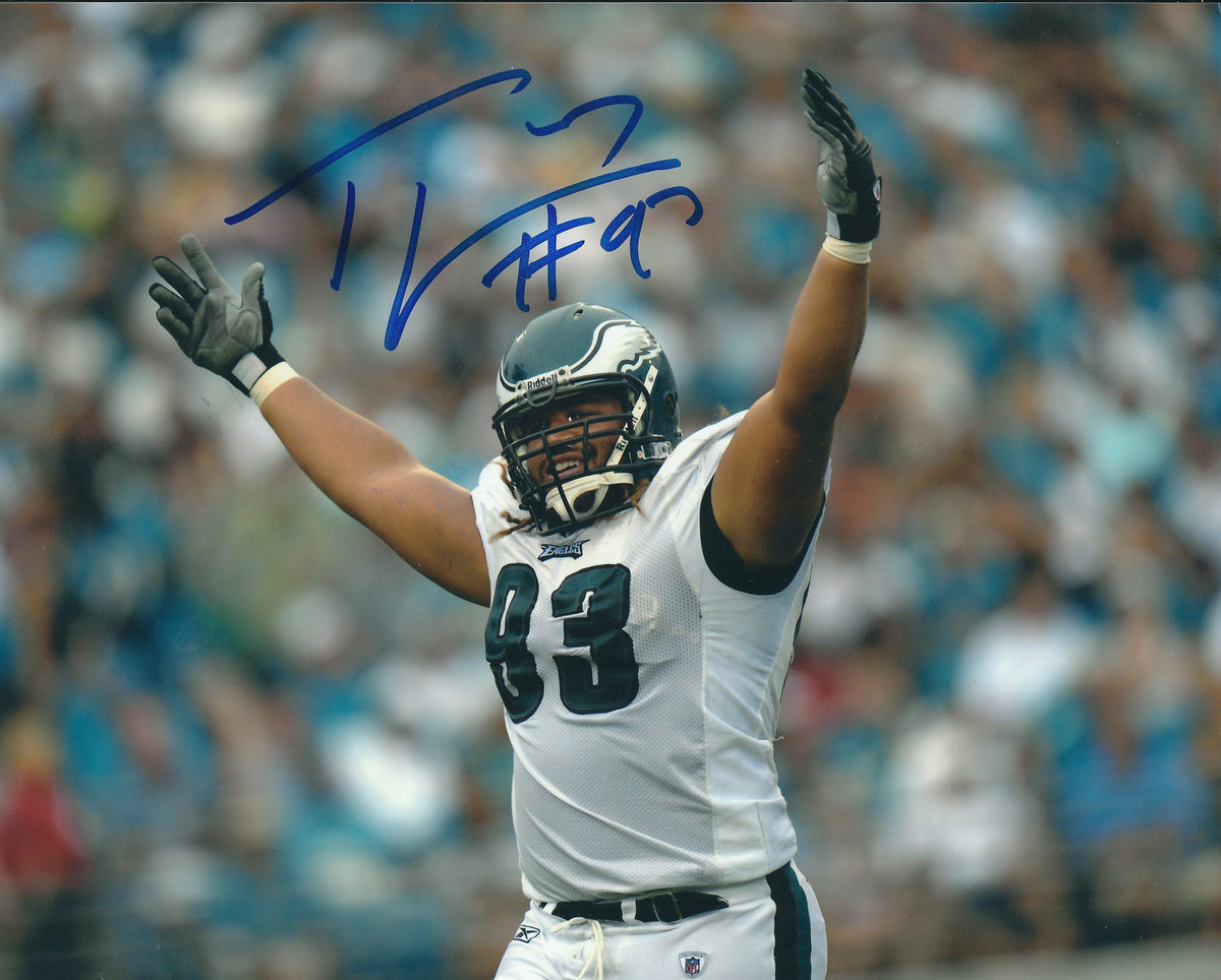 Autographed TREVOR LAWS 8X10 Philadelphia Eagles Photo