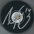 Autographed ADAM HENRIQUE Anaheim Ducks Hockey Puck