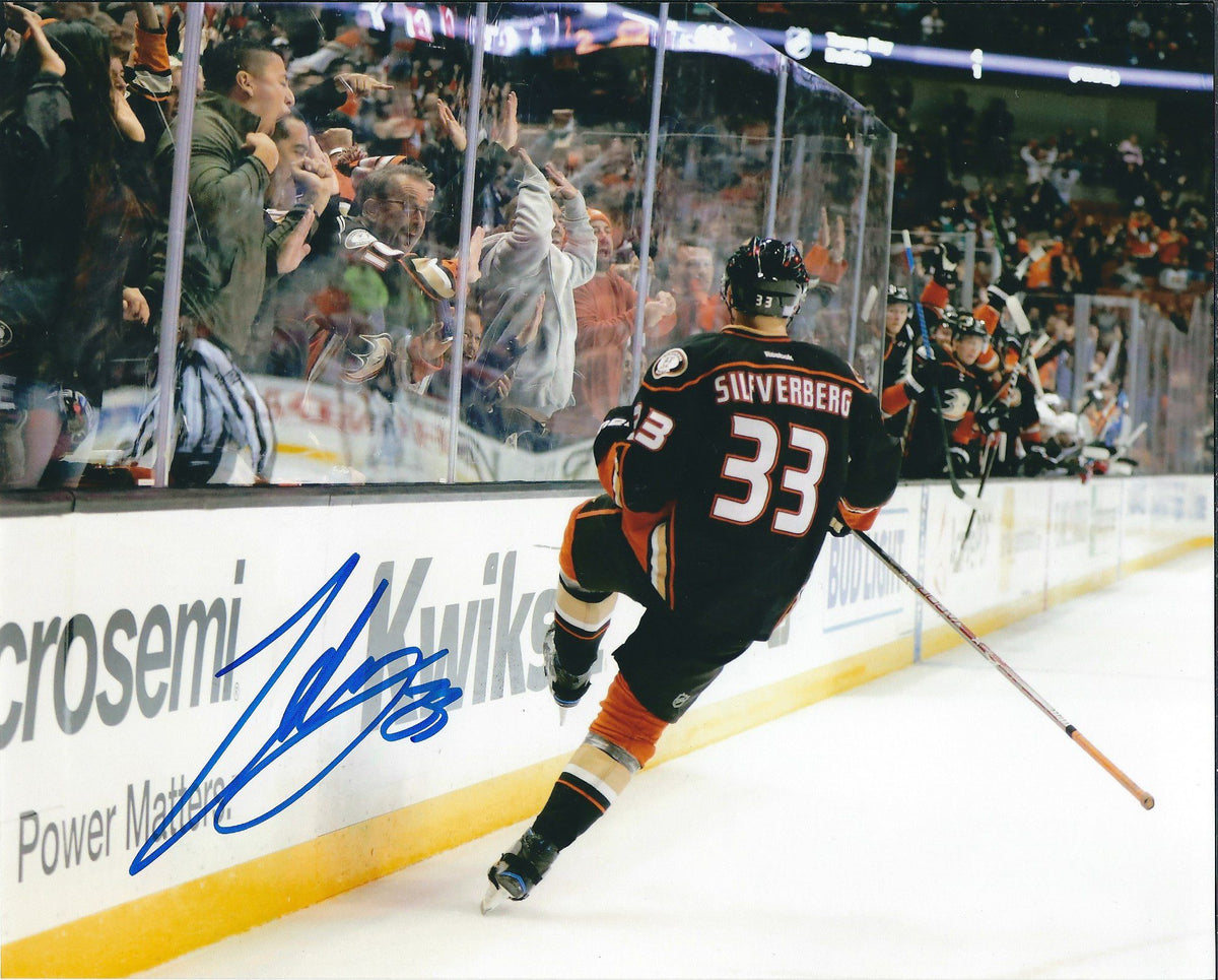 Autographed JAKOB SILFVERBERG 8X10 Anaheim Ducks Photo
