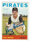Autographed RON BRAND 1964 Topps Card