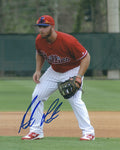 AUTOGRAPHED AUSTIN LISTI 8X10 Philadelphia Phillies Photo