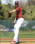 AUTOGRAPHED JOSH MARTIN 8X10 Philadelphia Phillies Photo