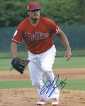 AUTOGRAPHED JAMES PAZOS 8X10 Philadelphia Phillies