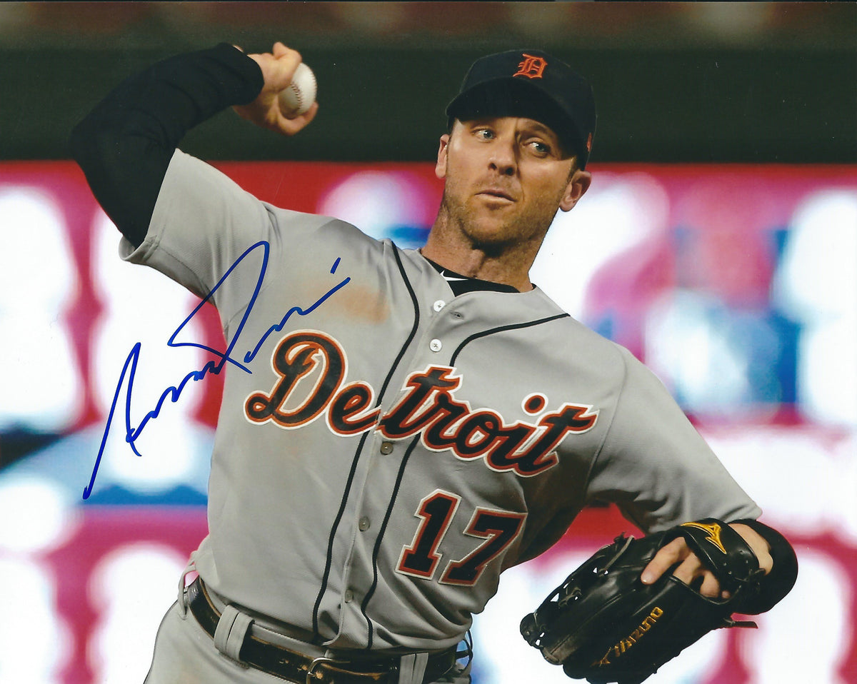 AUTOGRAPHED ANDREW ROMINE 8X10 Detroit Tigers Photo