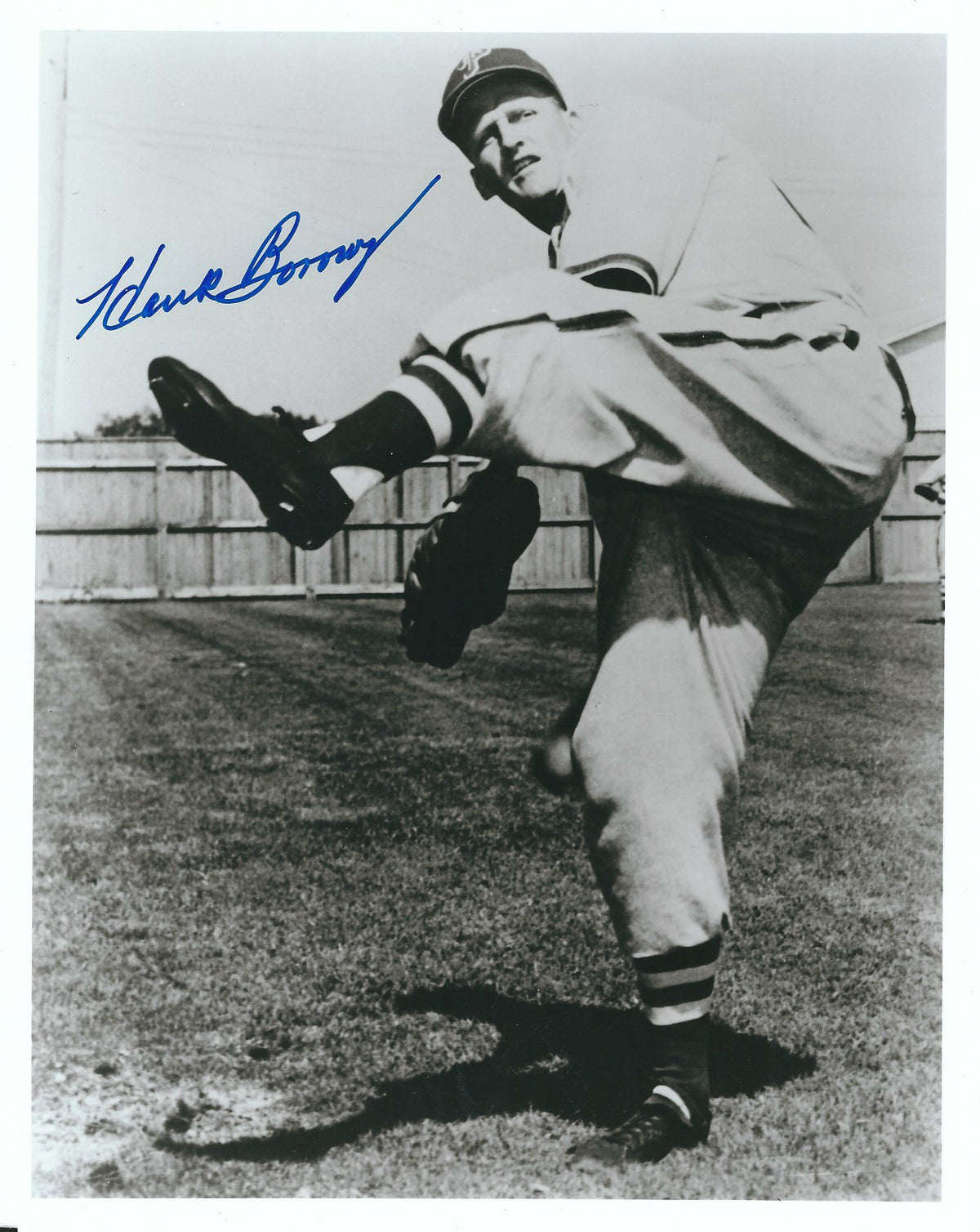 AUTOGRAPHED HANK BOROWY 8X10 Philadelphia Phillies Photo