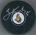 Autographed ZACK SMITH Ottawa Senators Hockey Puck