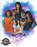 Autographed GAIL KIM 8X10 WWE Wrestling Photo