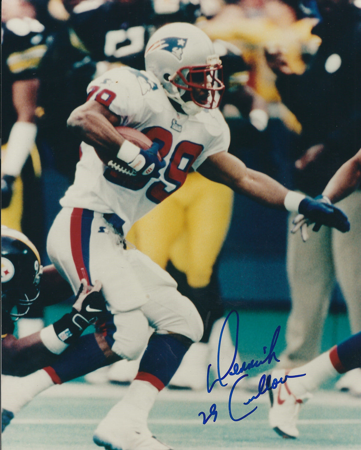AUTOGRAPHED DERRICK CULLORS 8X10 New England Patriots Photo