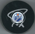 Autographed JORDAN EBERLE Edmonton Oilers Hockey Puck