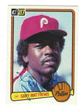 Autographed GARY MATTHEWS 1983 Donruss Card