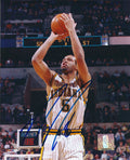 Autographed RON MERCER 8X10 Indiana Pacers Photo