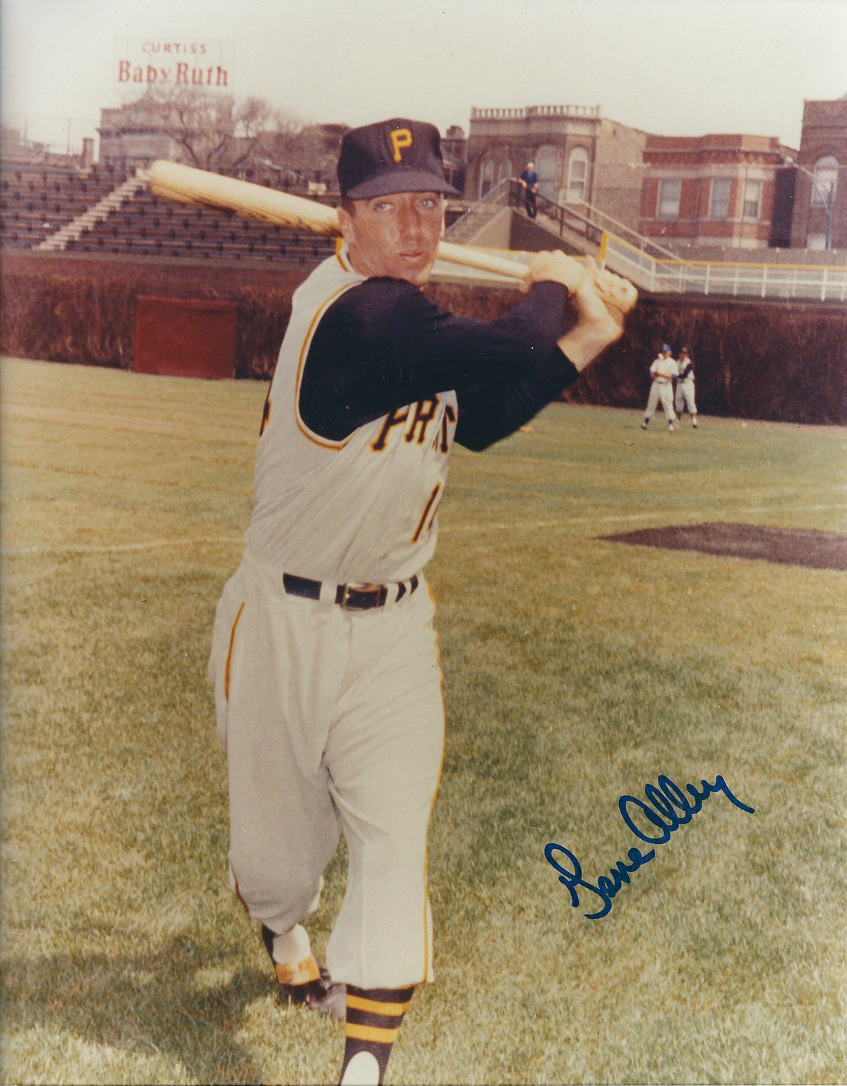 AUTOGRAPHED GENE ALLEY 8x10 Pittsburgh Pirates Photo