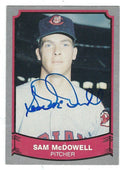 Autographed SAM MCDOWELL 1989 Pacific Legends Card