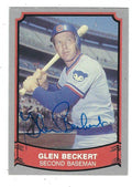 Autographed GLEN BECKERT 1989 Pacific Legends Card #142