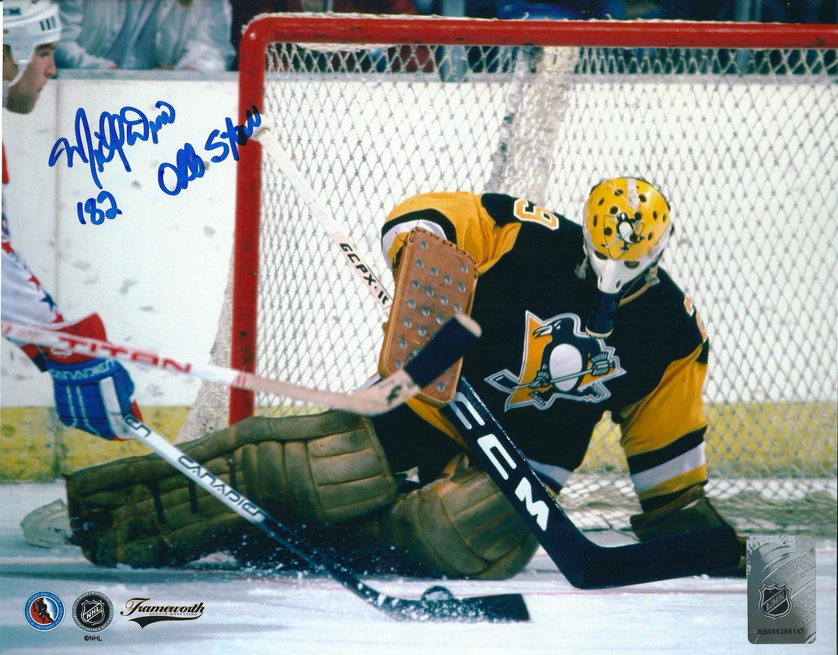 Autographed MICHEL DION 8x10 Pittsburgh Penguins Photo