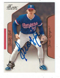 Autographed BUDDY BELL Texas Rangers 2003 Flair Greats Card