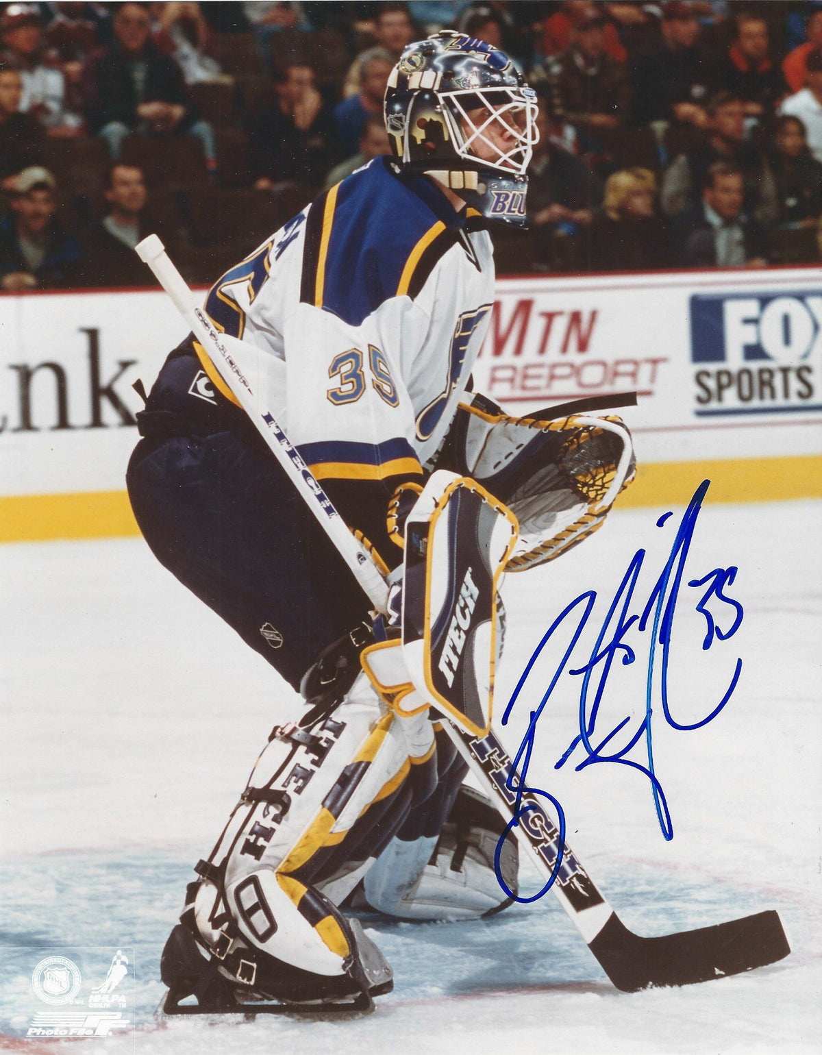 Autographed BRENT JOHNSON 8x10 St. Louis Blues Photo