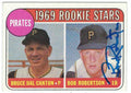 Autographed BOB ROBERTSON 1969 Topps Card