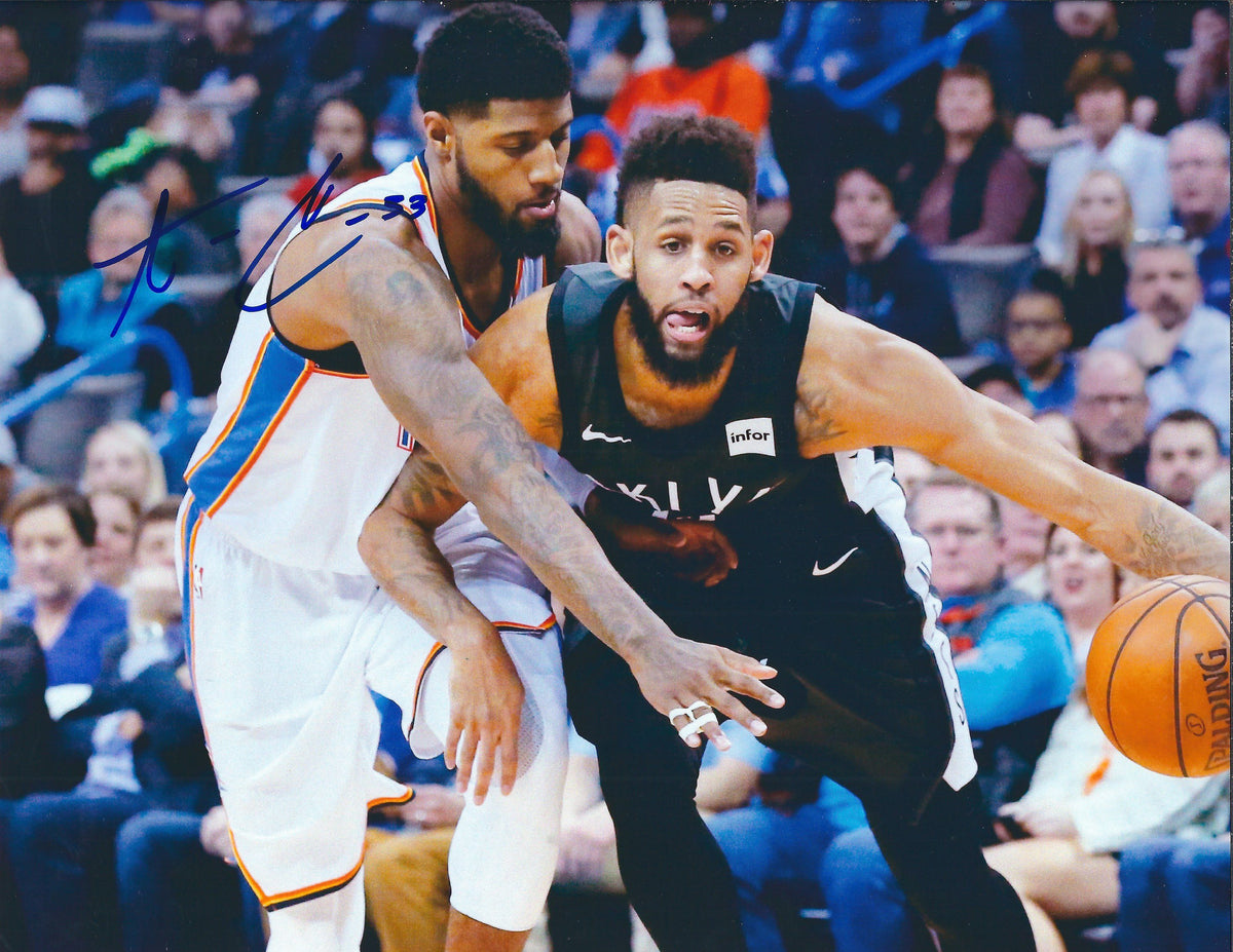 Autographed ALLEN CRABBE 8X10 Brooklyn Nets Photo
