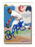 Autographed BERNARD GILKEY 1992 Upper Deck Card