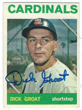 Autographed DICK GROAT 1964 Topps Card