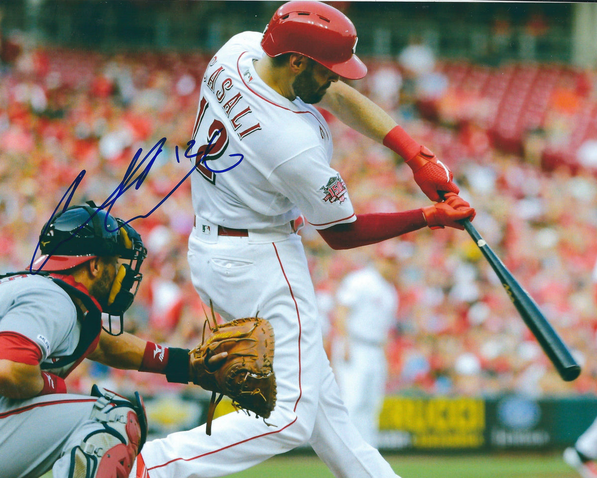 AUTOGRAPHED CURT CASALI 8X10 Cincinnati Reds Photo