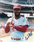 AUTOGRAPHED DICK DAVIS 8x10 Philadelphia Phillies photo