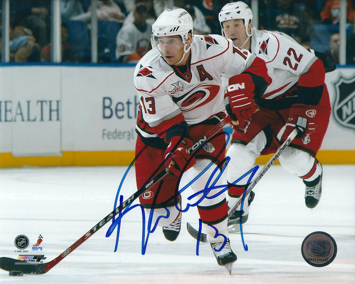 Autographed RAY WHITNEY 8x10 Carolina Hurricanes Photo